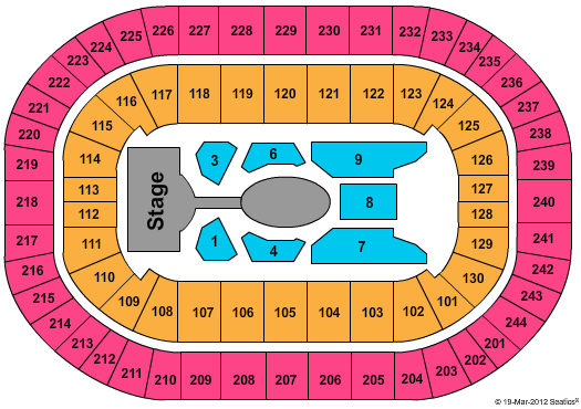 MVP Arena Cirque - MJ Immortal Seating Chart