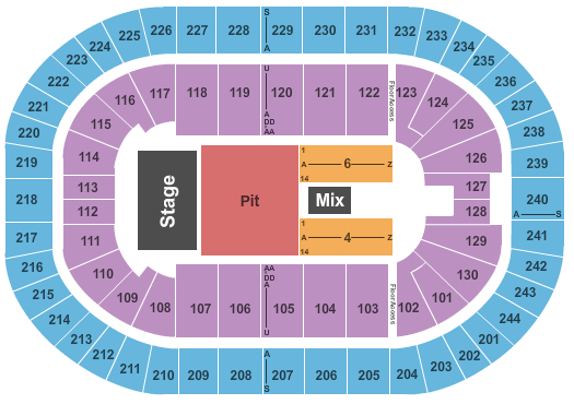 MVP Arena Dead and Company Seating Chart