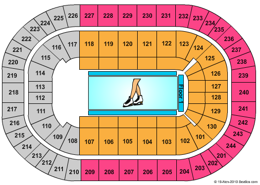 MVP Arena Ice Show Seating Chart