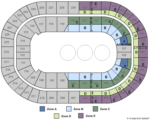 MVP Arena How To Train Your Dragon Zone Seating Chart