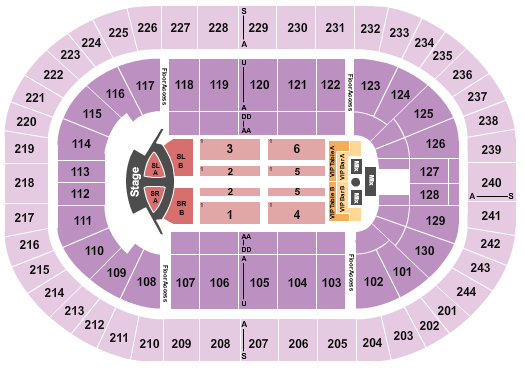 MVP Arena Jonas Brothers Seating Chart