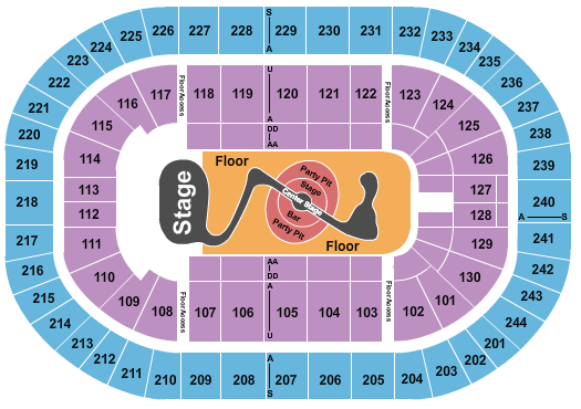 MVP Arena Justin Timberlake Seating Chart