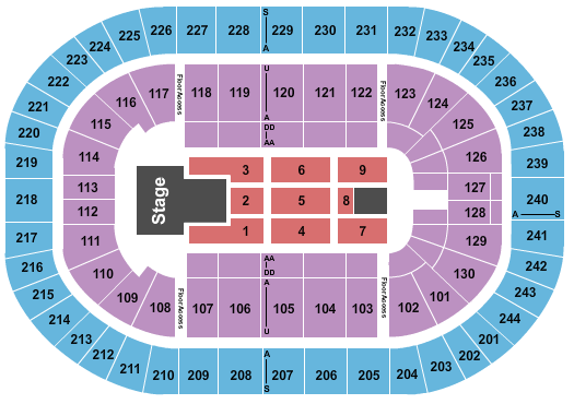 MVP Arena Panic! At the Disco Seating Chart