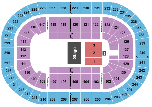 MVP Arena Sesame Street Seating Chart