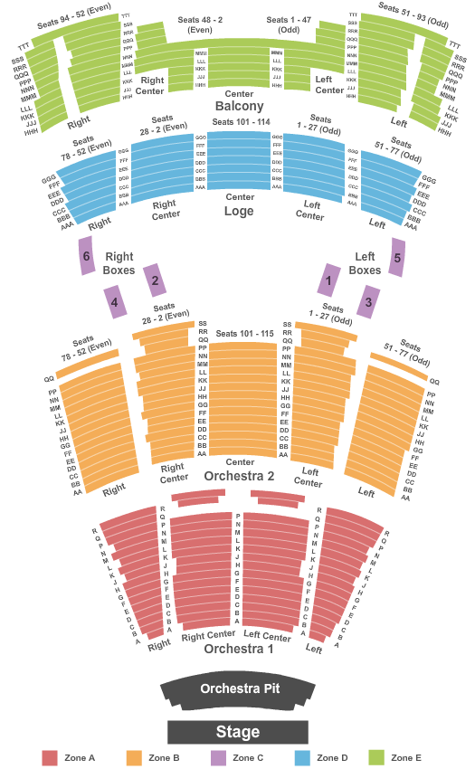 Times Union Center Seating Chart & Maps Jacksonville