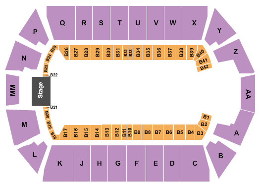 Tingley Coliseum Aaron Lewis Seating Chart