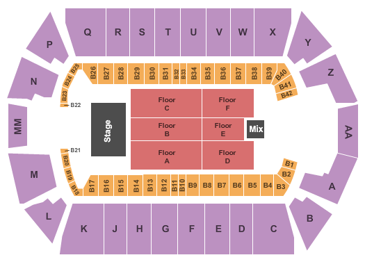 Tingley Coliseum Elton John Seating Chart