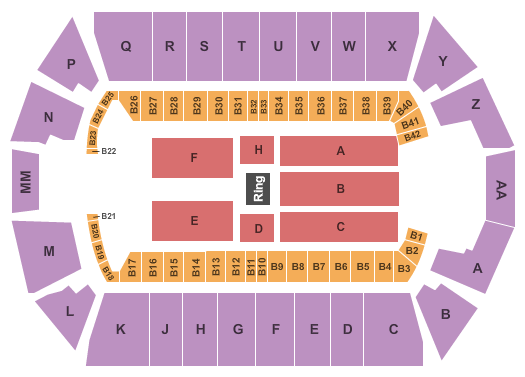 Tingley Coliseum WWE Seating Chart