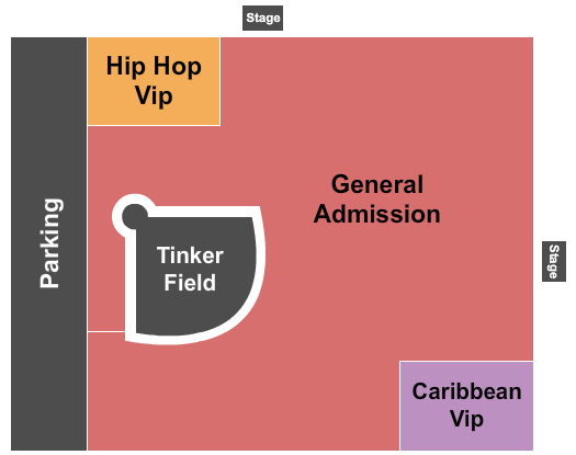 Tinker Field VIP2GA Seating Chart