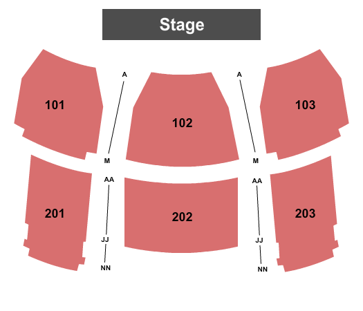 Tinora Performing Arts Center End Stage Seating Chart