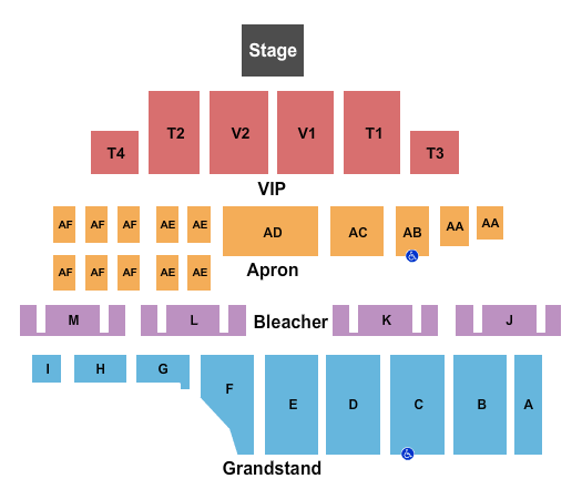 Tioga Downs Endstage 2 Seating Chart