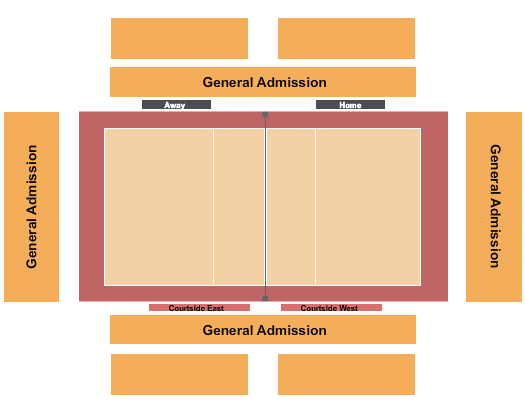 Titan Gym venue and seating information