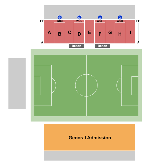Titan Stadium Cal State Fullerton Soccer Seating Chart