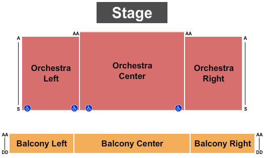 Todd Performing Arts Center Endstage Seating Chart