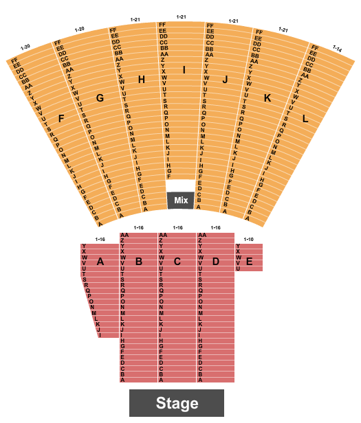 Toledo Zoo Amphitheater Seating Chart & Maps Toledo