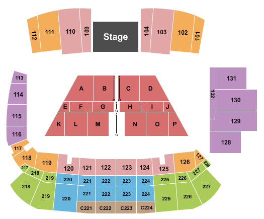 Tom Benson Hall of Fame Stadium Next Event Seating Chart