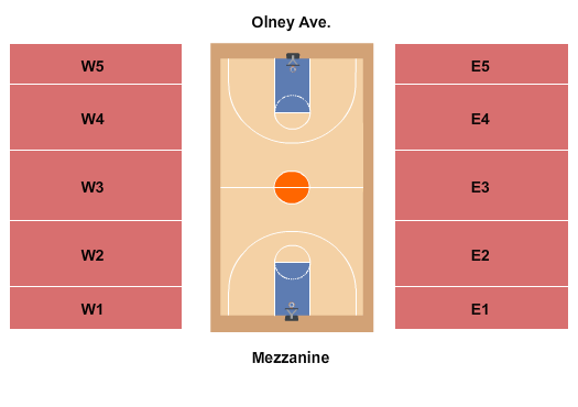 Tom Gola Arena Basketball Seating Chart
