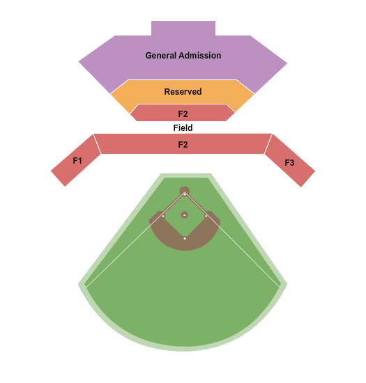 Tomlinson Stadium Baseball 2020 Seating Chart