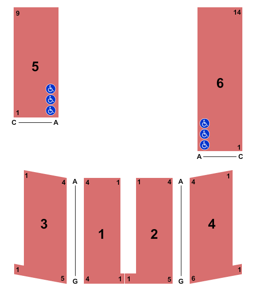 Topper Theatre Open Floor Seating Chart