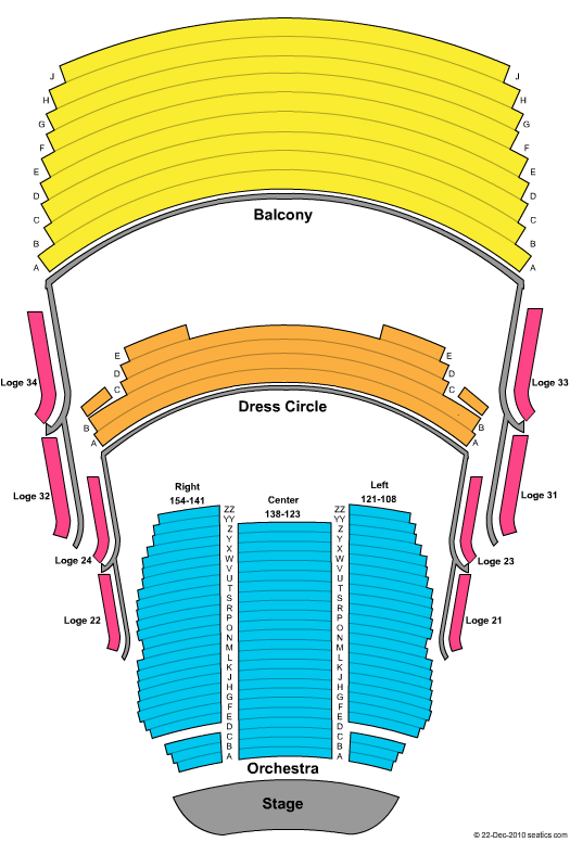 Main Stage at Meridian Arts Centre End Stage Seating Chart
