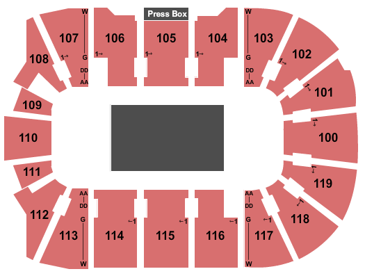 Total Mortgage Arena Ringling Bros Seating Chart