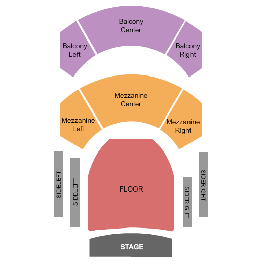 Tower Theater at Liberty University End Stage Seating Chart