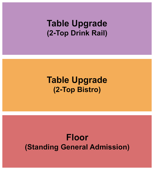 Tower Theatre - OK GA/Tables Seating Chart