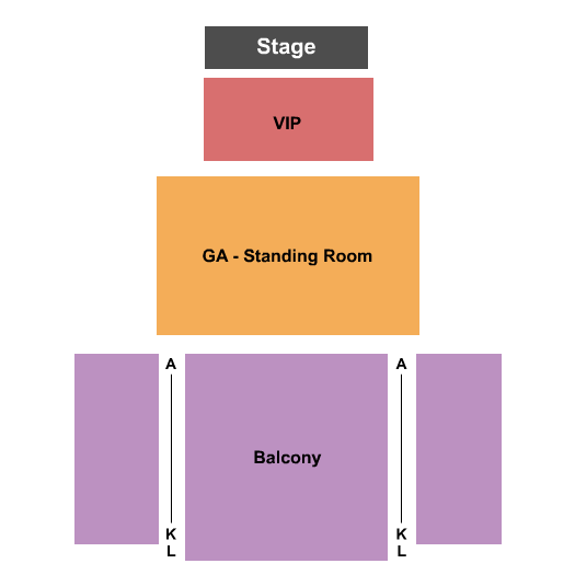Tower Theatre - OK VIP/GA/RSV Balc Seating Chart