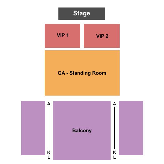 Tower Theatre - OK VIP 2/GA/Rsv Balc Seating Chart