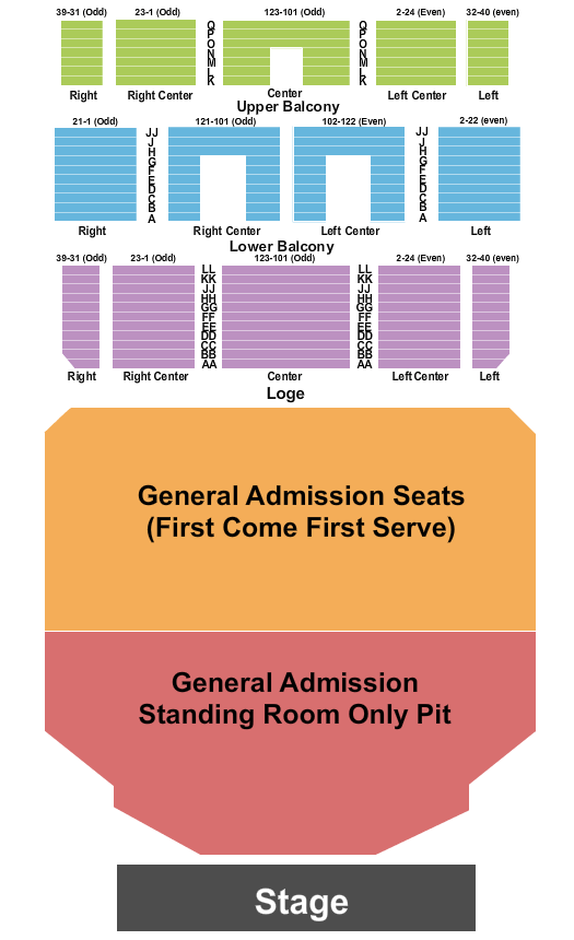 Tower Theatre - PA Iggy Azalea Seating Chart