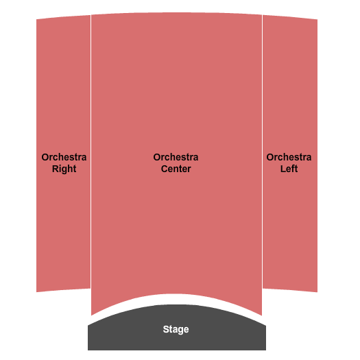 Town Hall Heritage Theatre - Wingham End Stage Seating Chart
