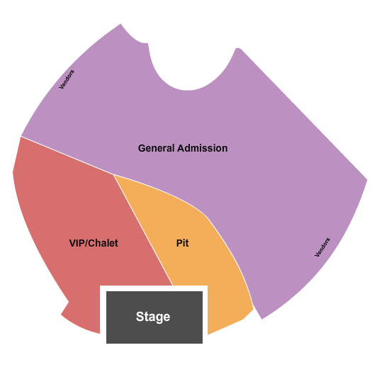 Town Point Park GA/Pit/VIP Chalet Seating Chart