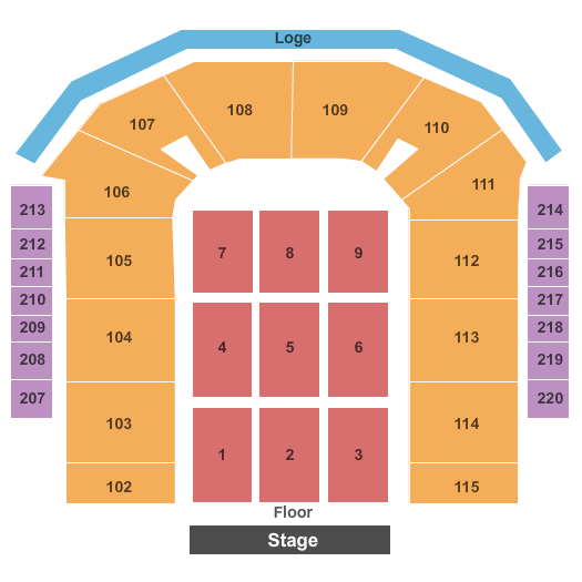 Town Toyota Center Endstage 2 Seating Chart