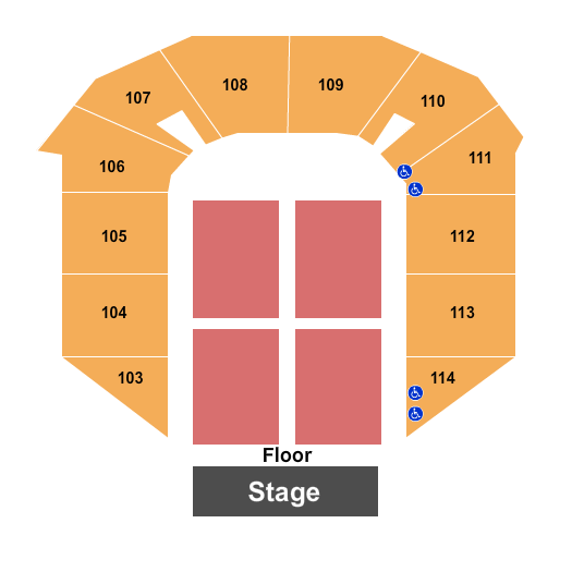 Town Toyota Center Tickets & Seating Chart