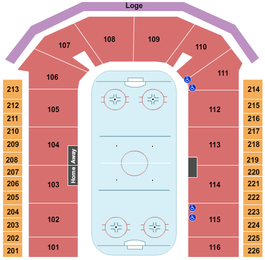 Town Toyota Center Hockey Seating Chart