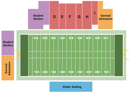 TowneBank Stadium Football Seating Chart