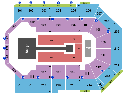 Toyota Arena - Ontario Anuel AA 1 Seating Chart