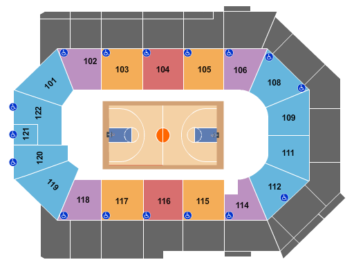 Toyota Arena - Ontario Basketball 2 Seating Chart