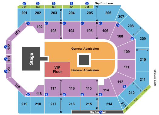 Toyota Arena - Ontario Cody Johnson Seating Chart