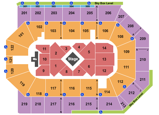Toyota Arena - Ontario Dave Chappelle Seating Chart
