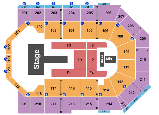 Toyota Arena - Ontario J Balvin Seating Chart