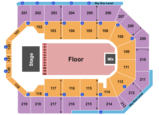 Toyota Arena - Ontario Mega Concierto Baile Del Siglo Seating Chart