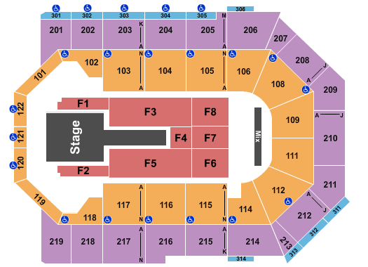 Toyota Arena Seating Chart & Maps - Los Angeles