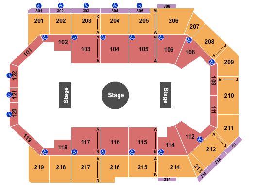 Toyota Arena - Ontario Ringling Bros Circus Seating Chart
