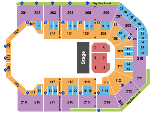 Toyota Arena - Ontario Sesame Street Seating Chart