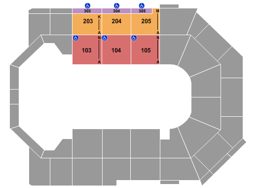 Toyota Arena - Ontario Socal Arena Showcase Seating Chart