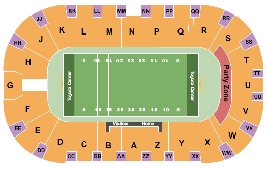 Toyota Center Seating Chart - Kennewick