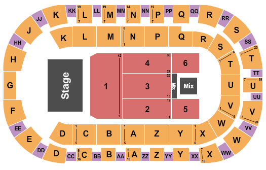 Toyota Center - Kennewick seating chart event tickets center