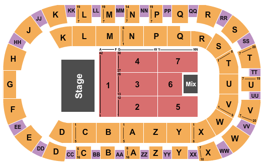 Toyota Center - Kennewick Marco Antoni Solis Seating Chart