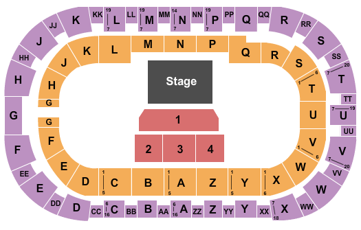 Toyota Center - Kennewick Nate Feuerstein Seating Chart